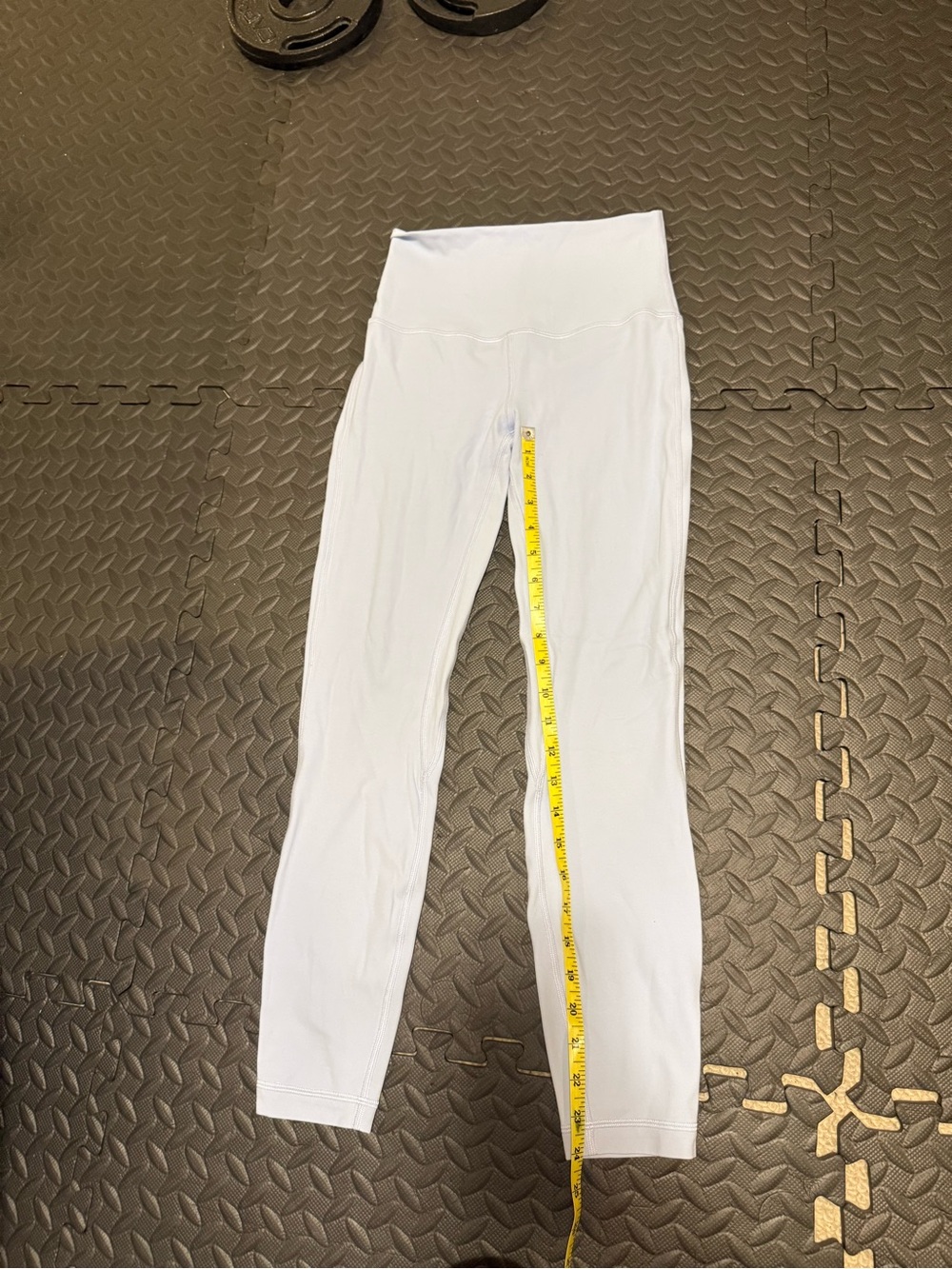 Light blue high waisted align leggings